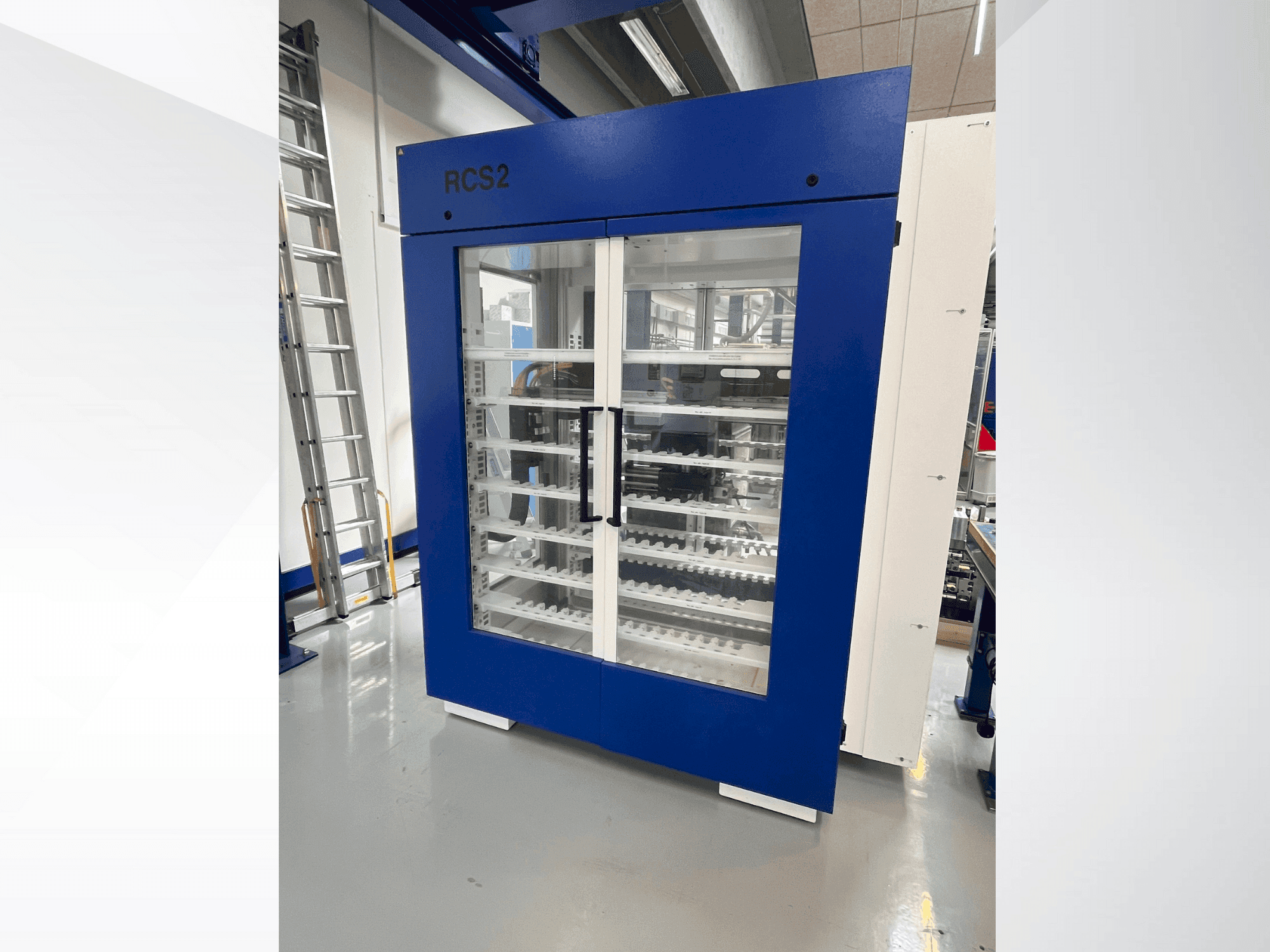 Vista lateral der RÖDERS RCS2  Maschine