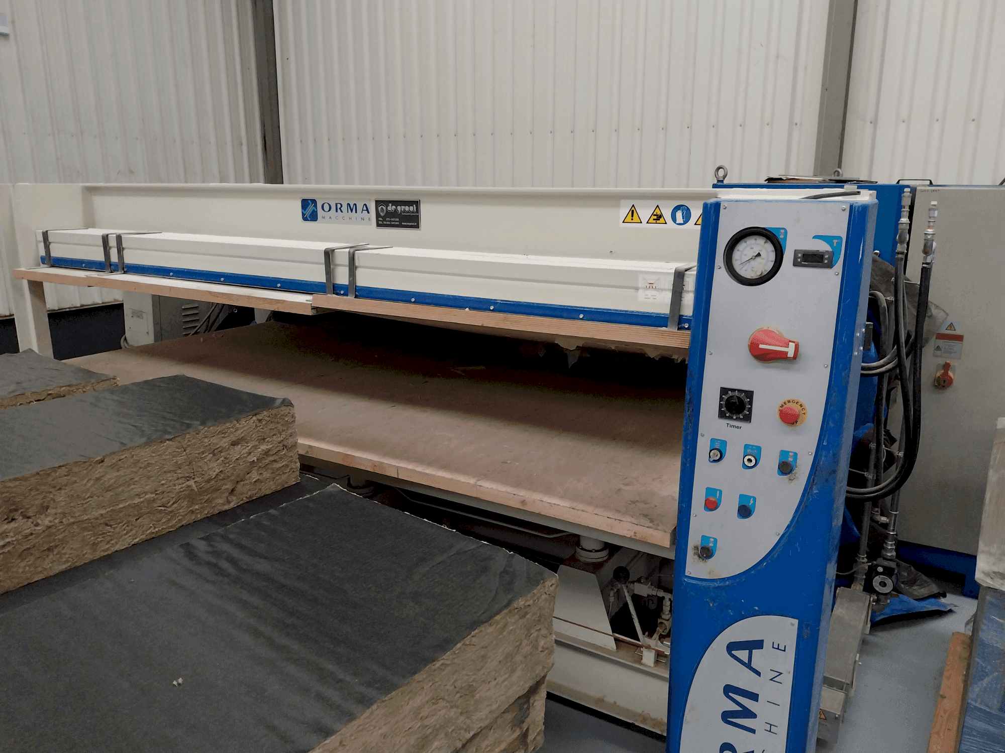 Vista frontal de la máquina ORMA C/6 30/13 AS-BA (2009)