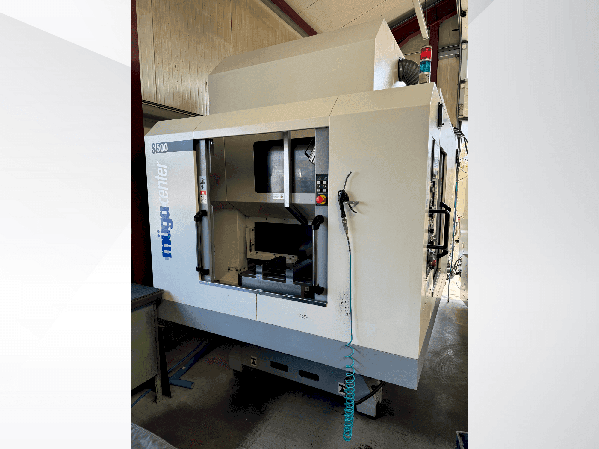 Vista frontal de la máquina Muga S500