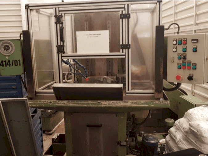 Vista frontal de la máquina Lizuan  BExP