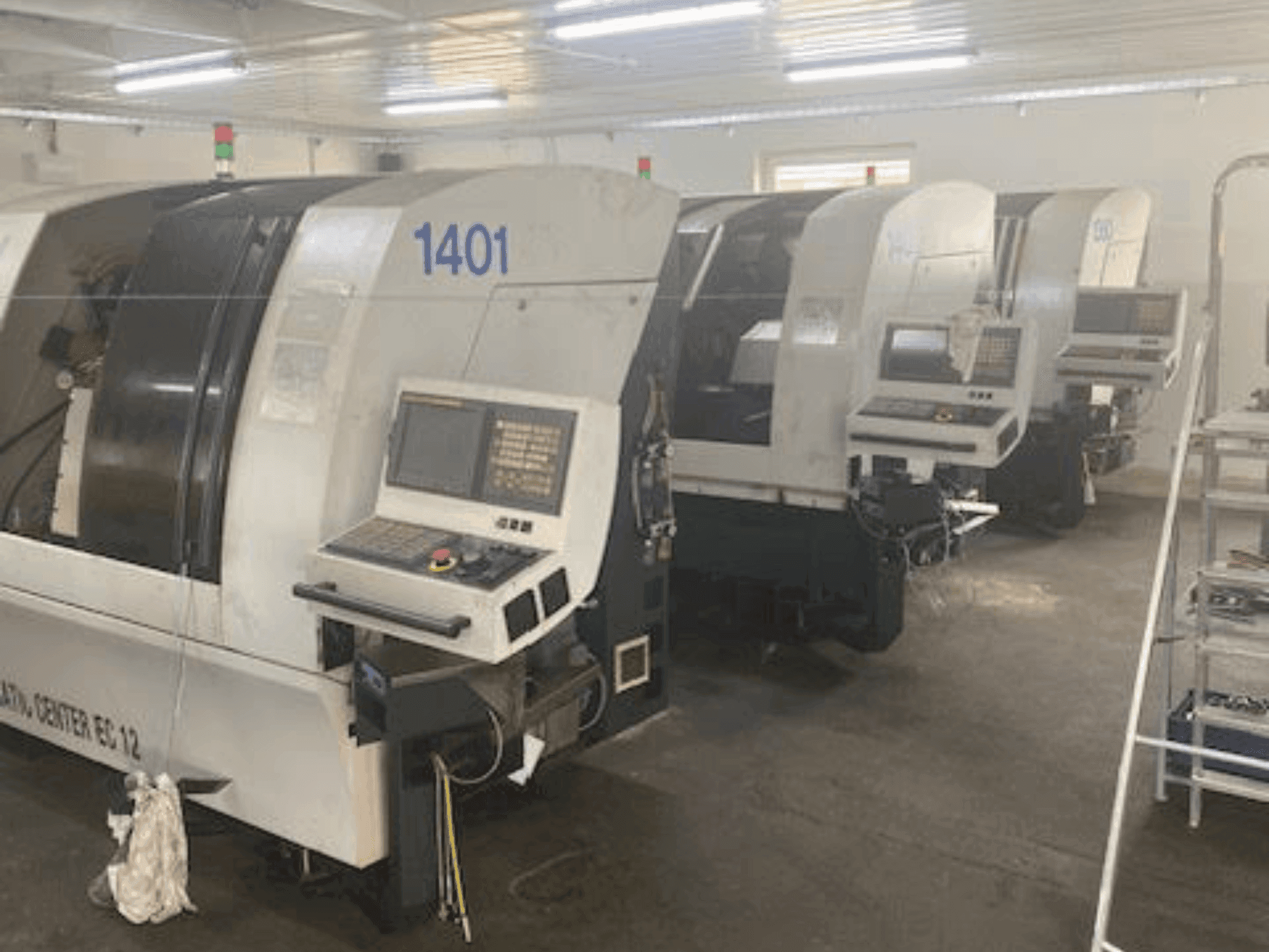 Vista frontal de la máquina ESCO Escomatic EC12