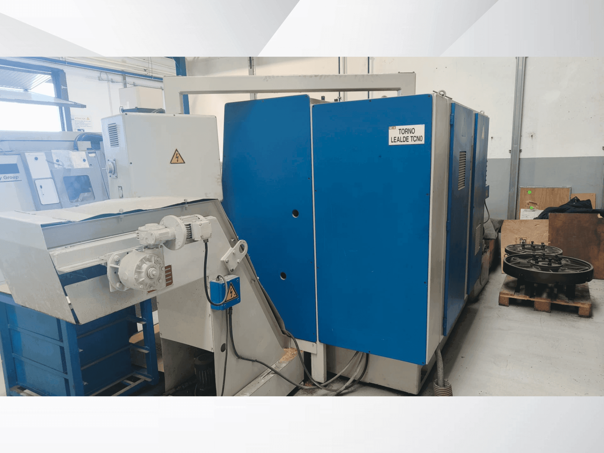 Vista frontal de la máquina Lealde TCN-0