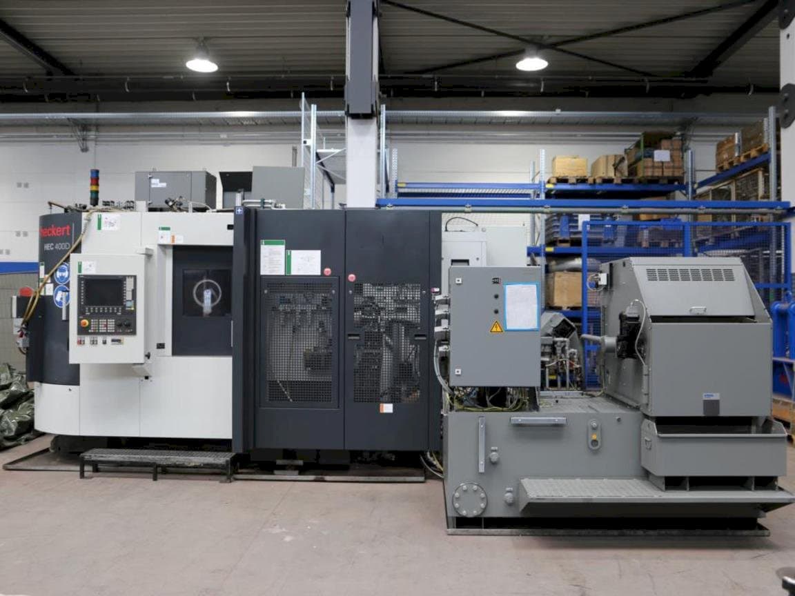 Vista frontal de la máquina Heckert HEC 400D