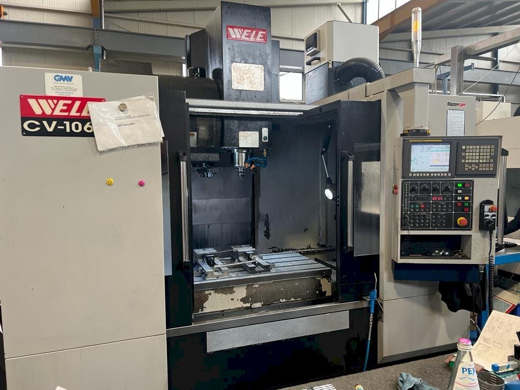 Vista frontal de la máquina Wele									 CV 1060