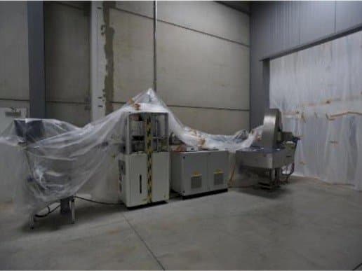 Vista frontal de la máquina SACMI EL 1500