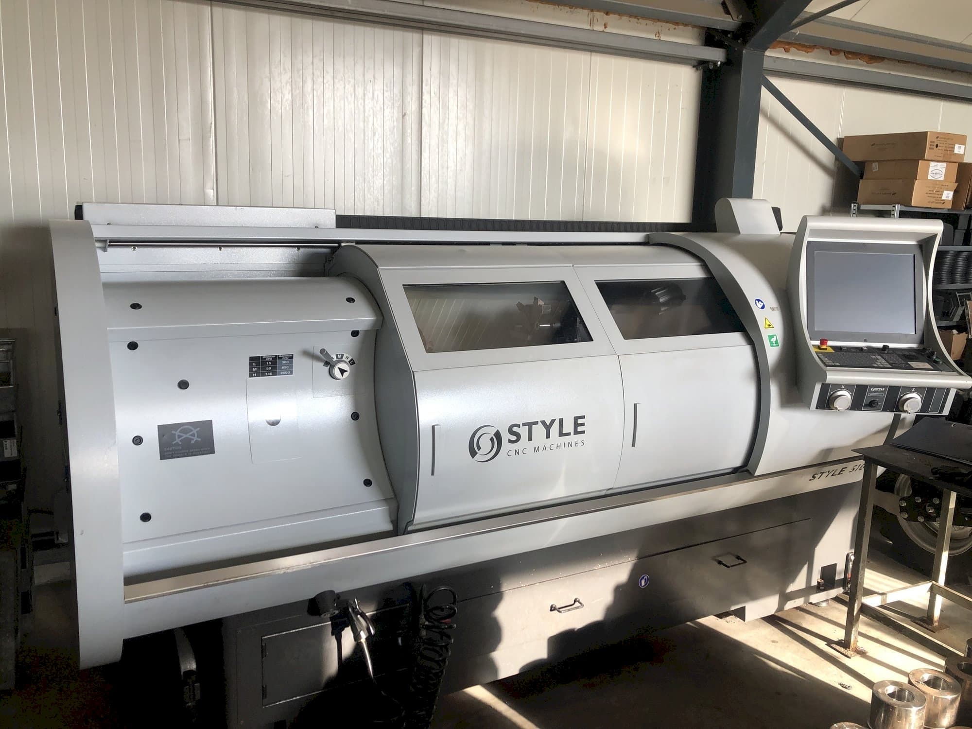 Vista frontal de la máquina STYLE 510