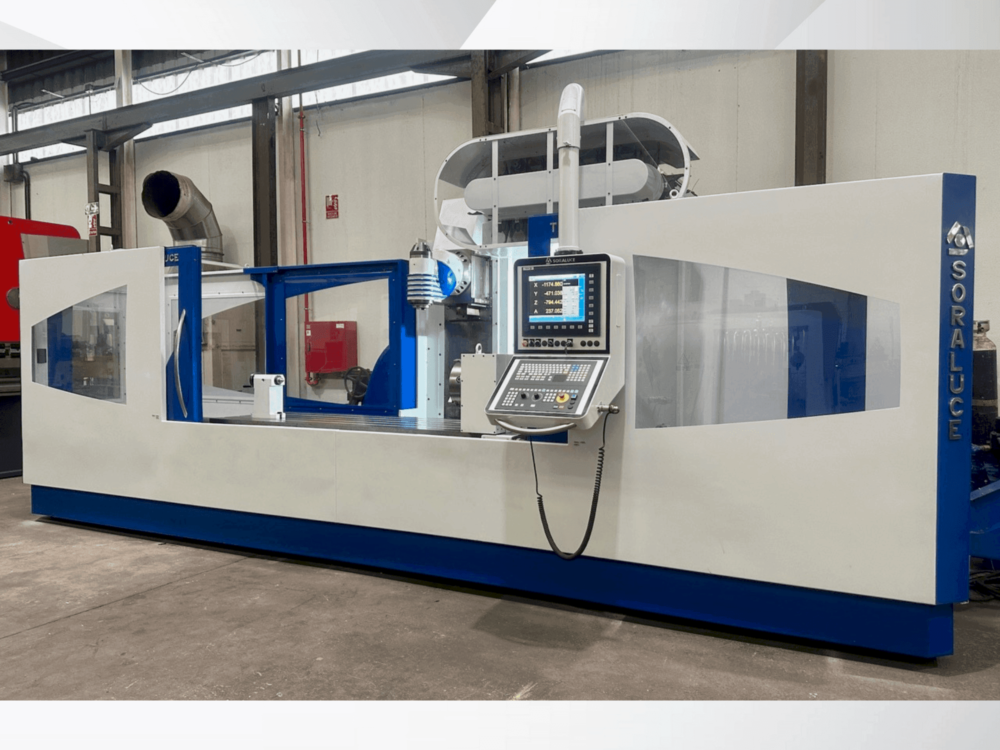 Vista frontal de la máquina Soraluce TA-25A