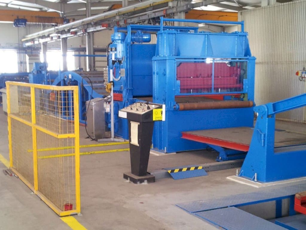 Vista frontal de la máquina Sacma									 SP4A