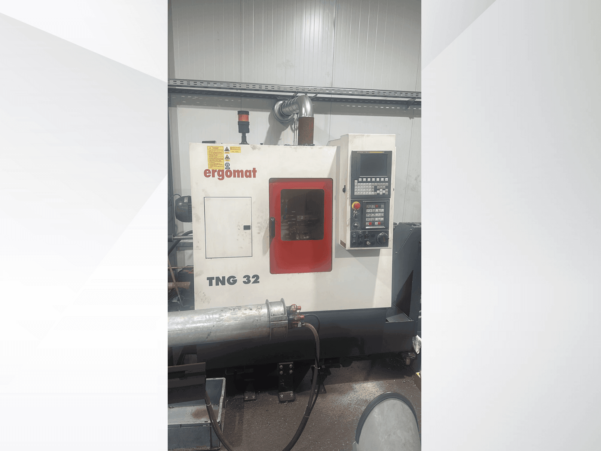 Vista frontal de la máquina ERGOMAT TNG 32