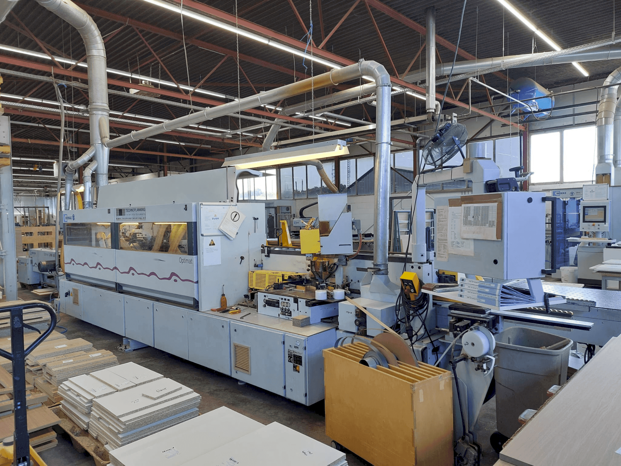 Vista frontal de la máquina HOMAG Optimat KL 78/A20/S2/Z