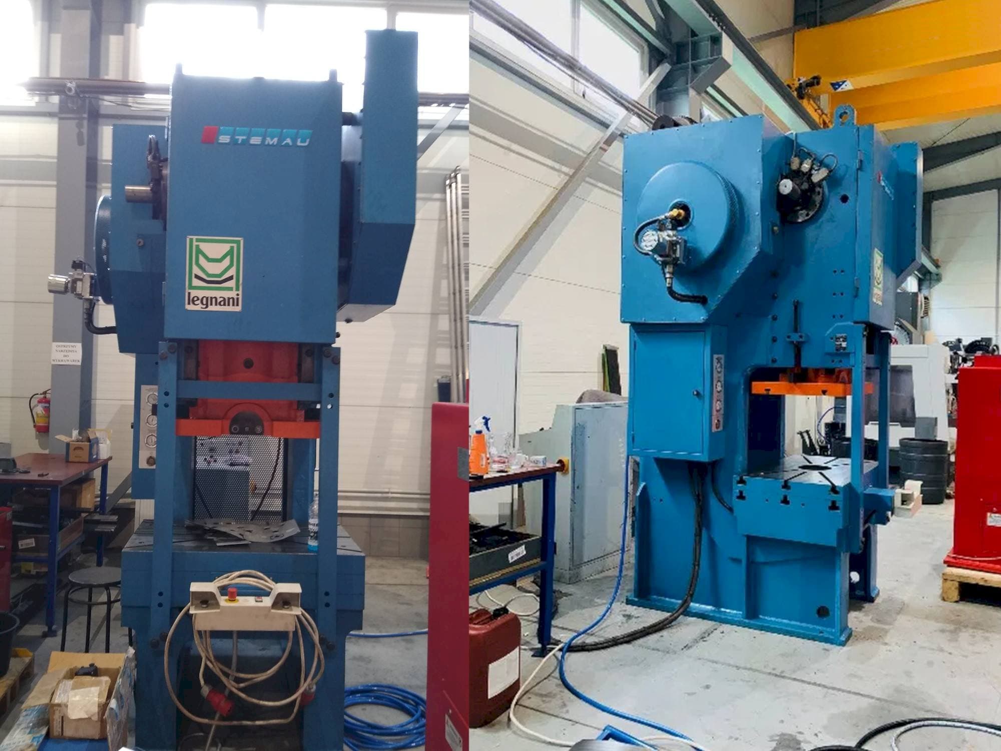 Vista frontal de la máquina LEGNANI FACS 160R