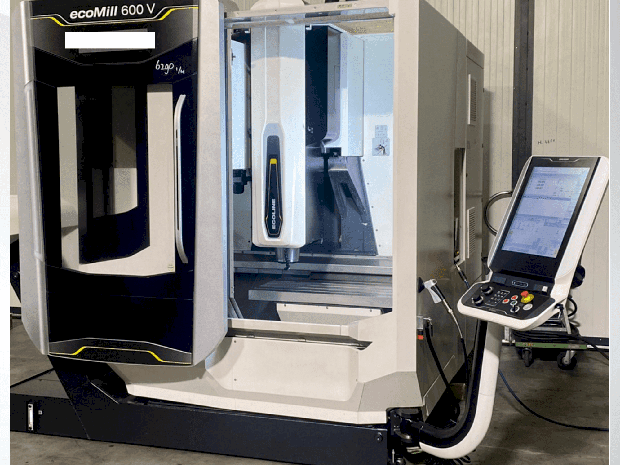 Vista frontal de la máquina DMG Ecomill 600V
