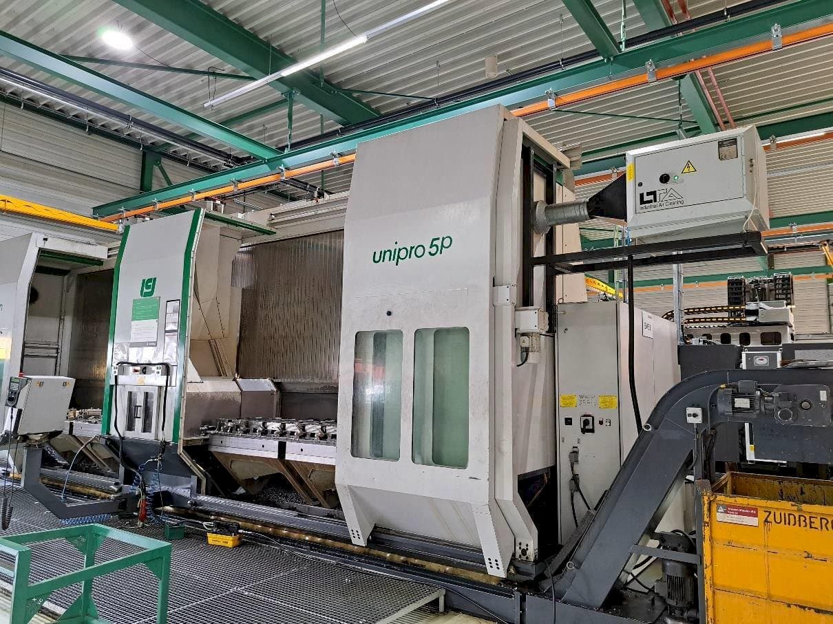 Vista frontal de la máquina Unisign Unipro 5P