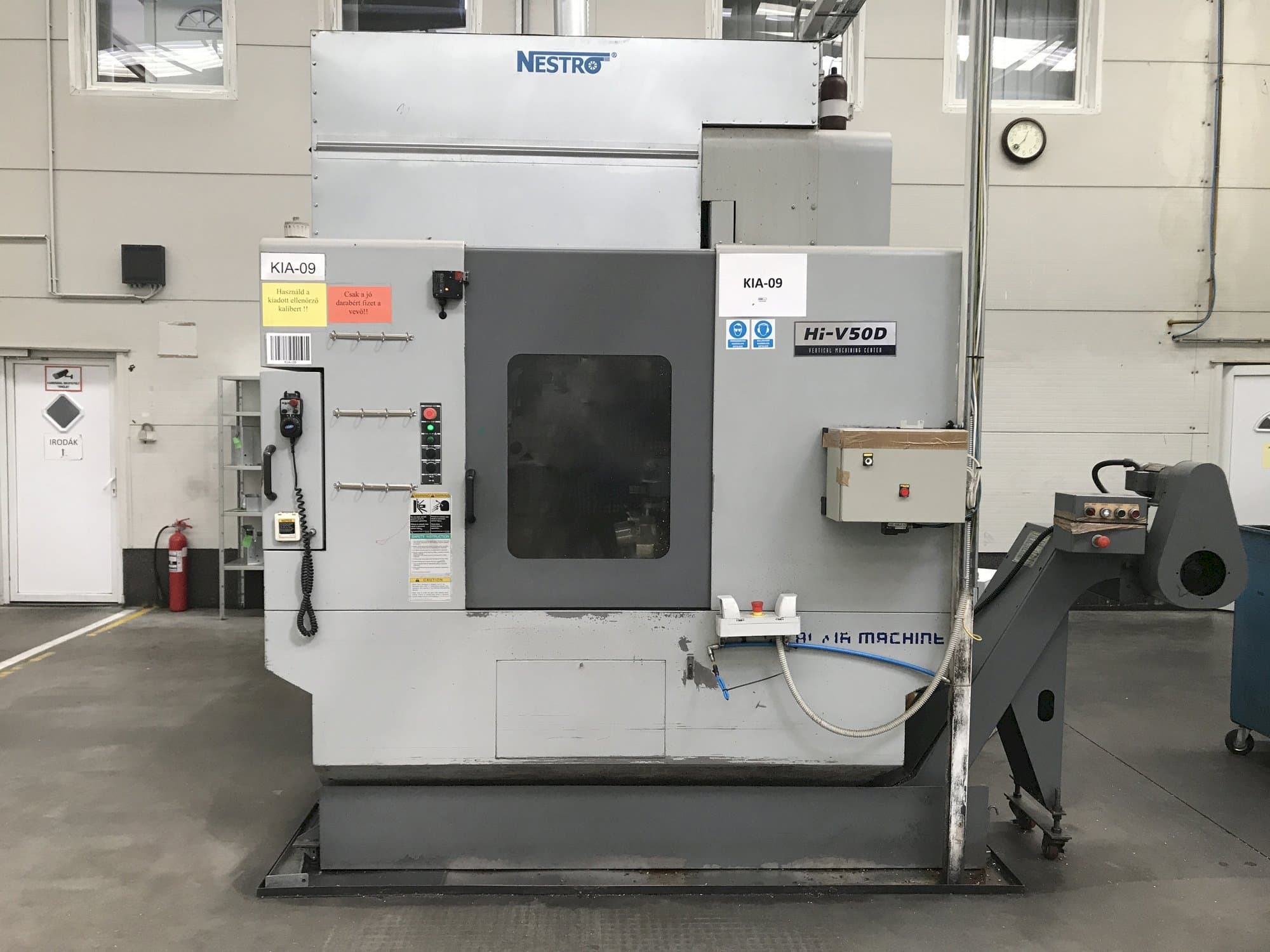 Vista frontal de la máquina Hyundai Kia Hi V50D