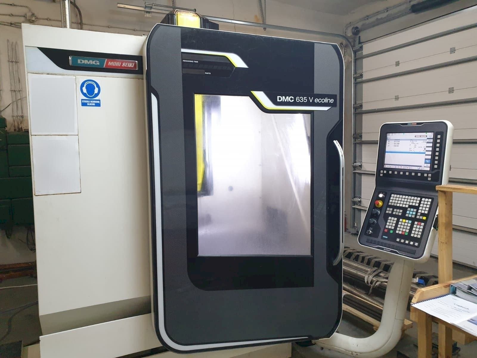 Vista frontal de la máquina DMG DMC 635 V ecoline