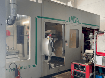 Vista frontal de la máquina IMSA TIPO MF1100BBLL 6P