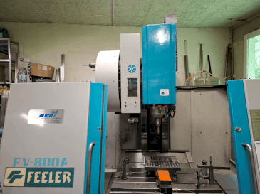 Vista frontal de la máquina Feeler FV-800A