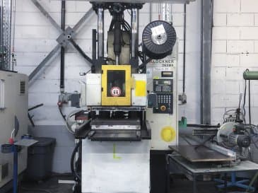 Vista frontal de la máquina Kloeckner Desma 956.050 ZO