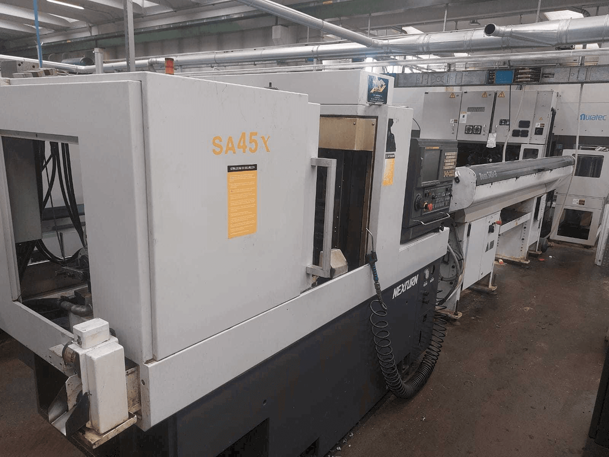 Left side view of Nexturn SA 45X machine