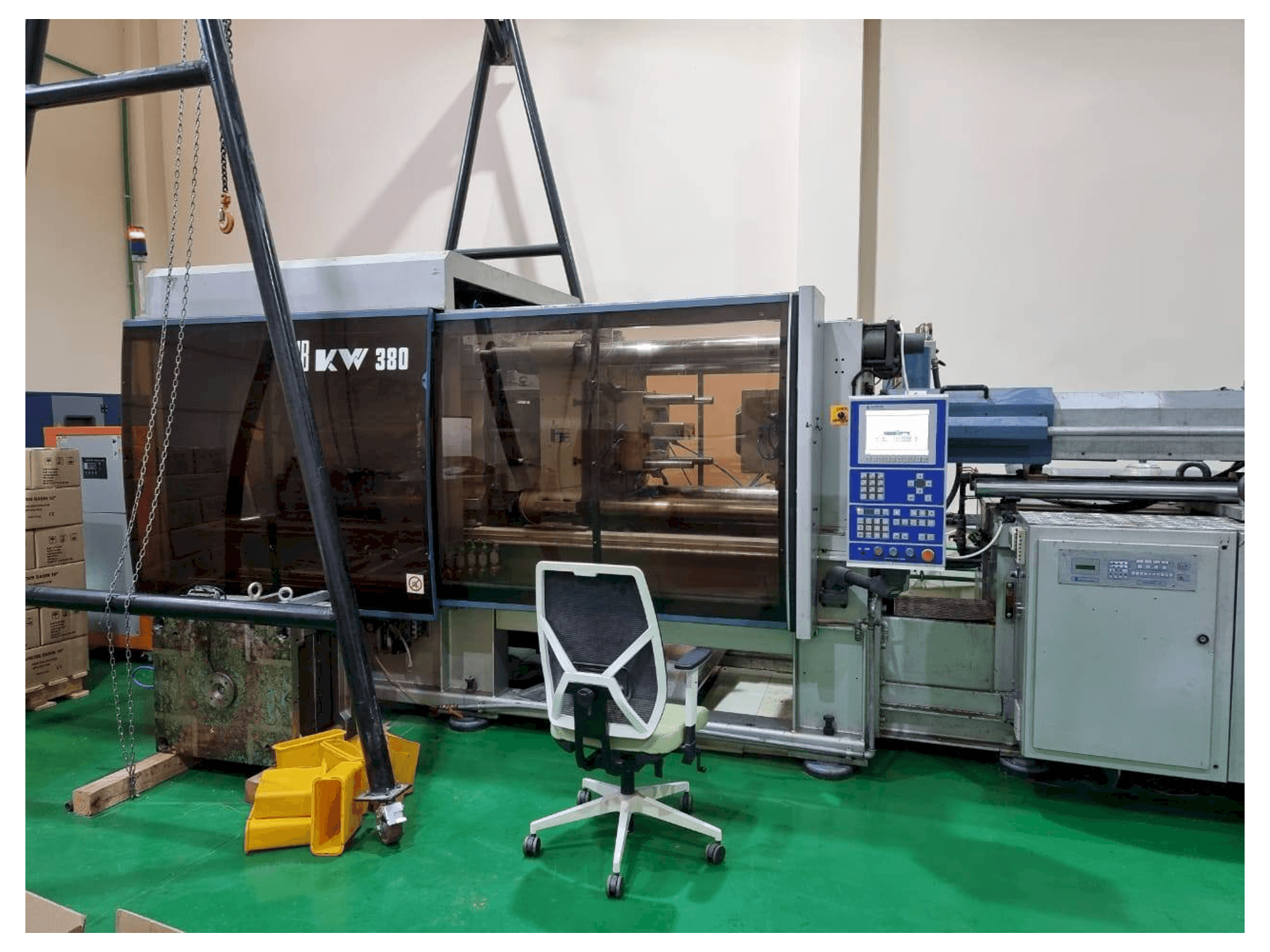 Front view of BMB KW380/3450 machine