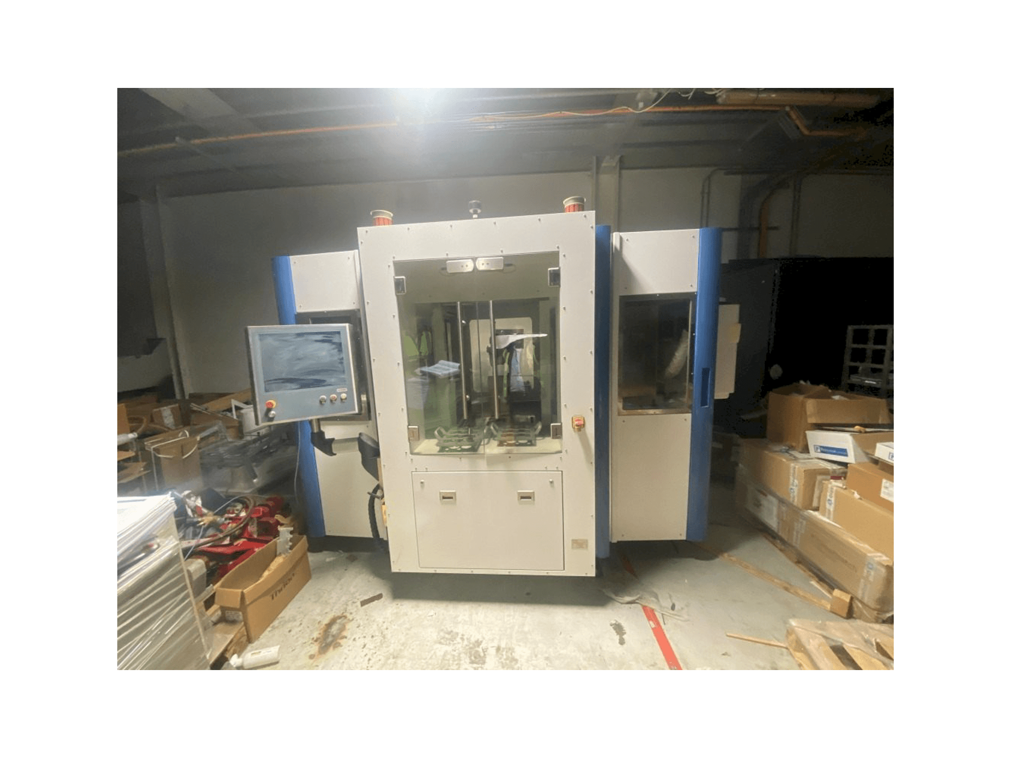 Front view of IMSTec GmbH machine