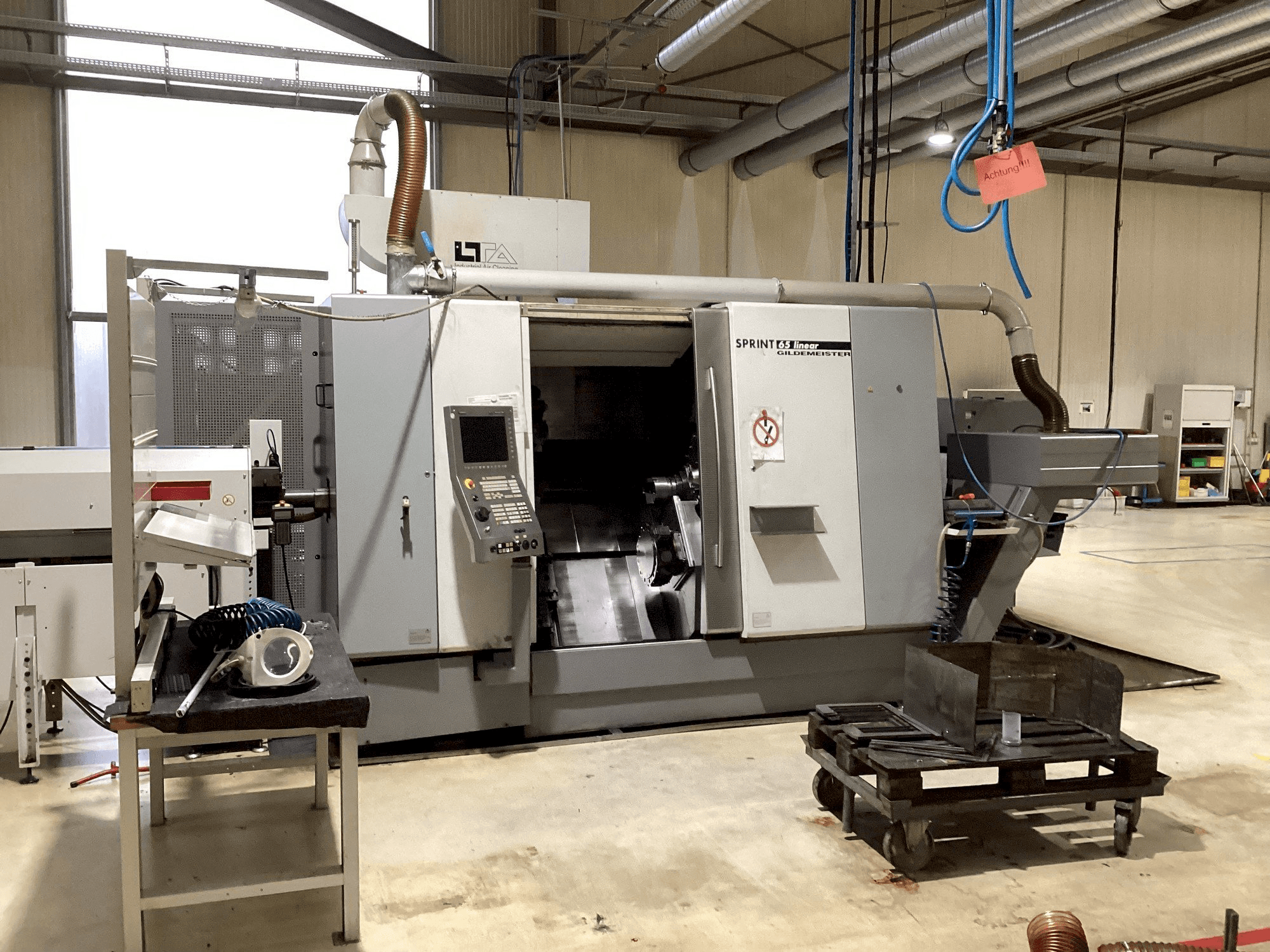 Front view of DMG GILDEMEISTER Sprint 65 Linear machine