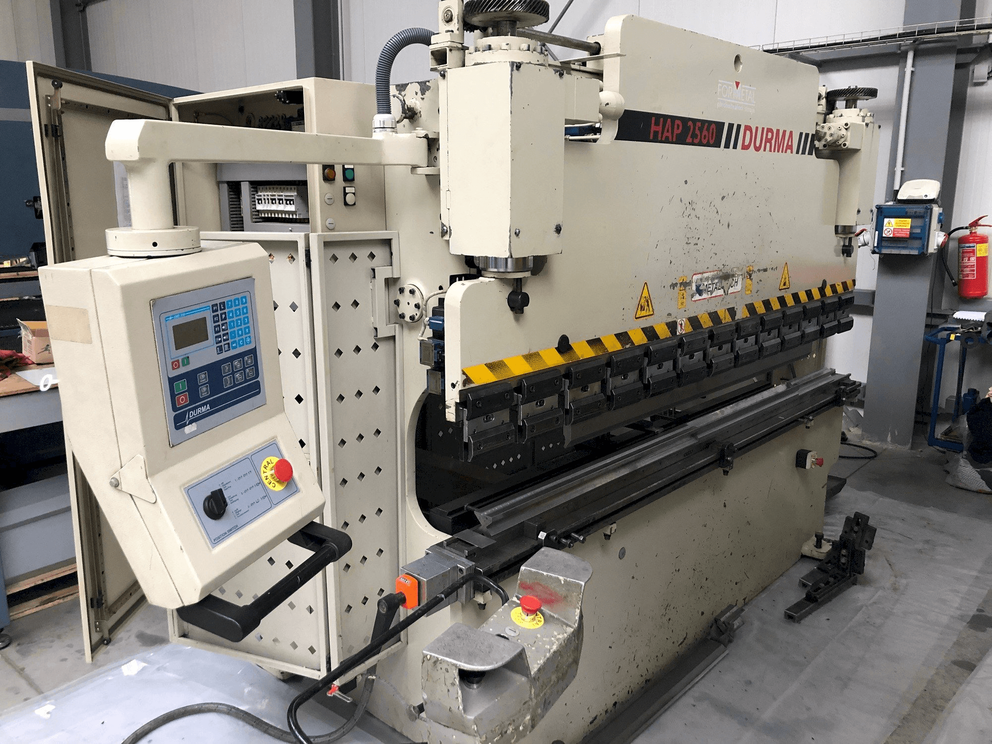 Front view of Durma HAP 2560 machine