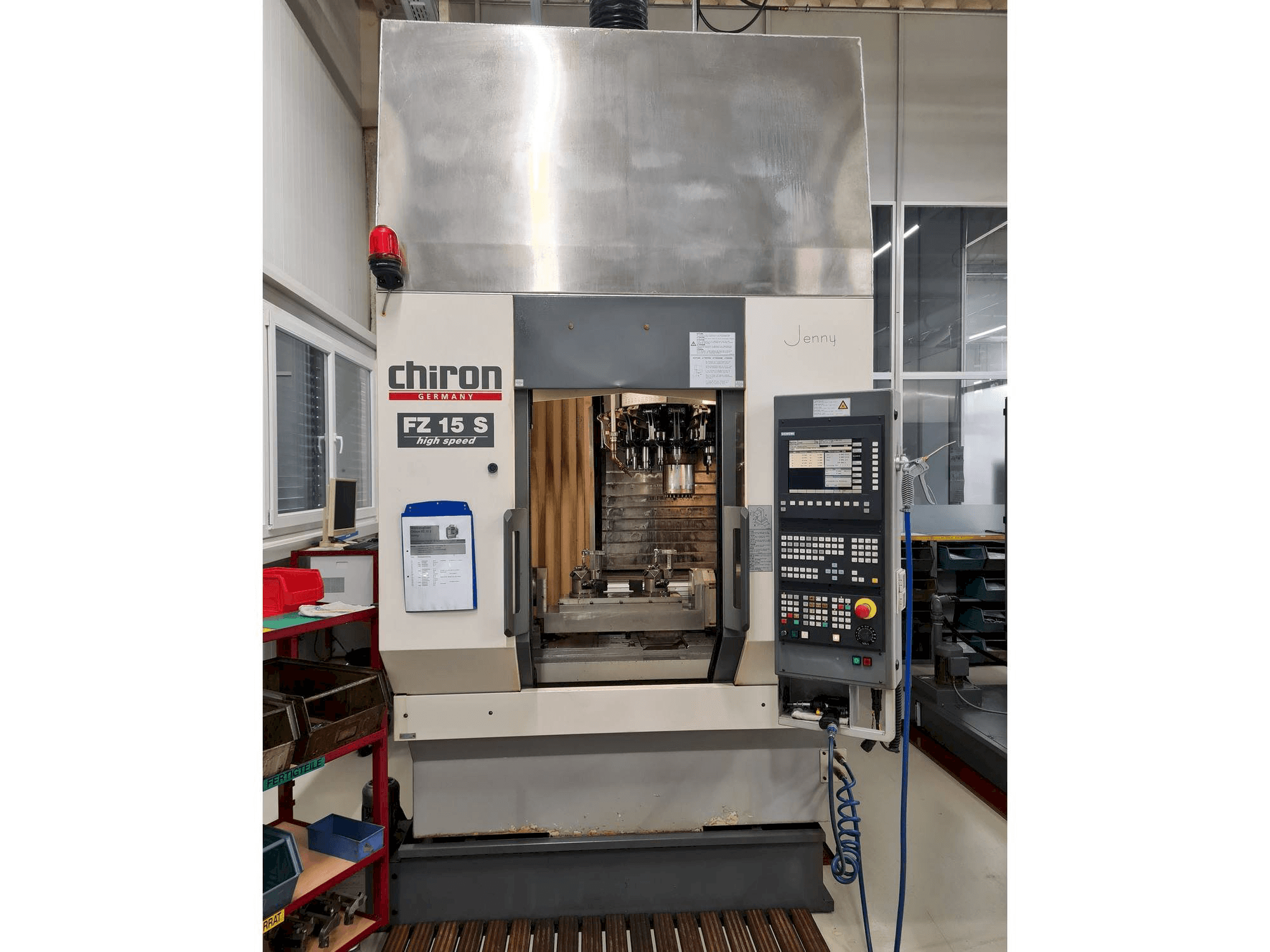 Front view of CHIRON FZ 15 S machine