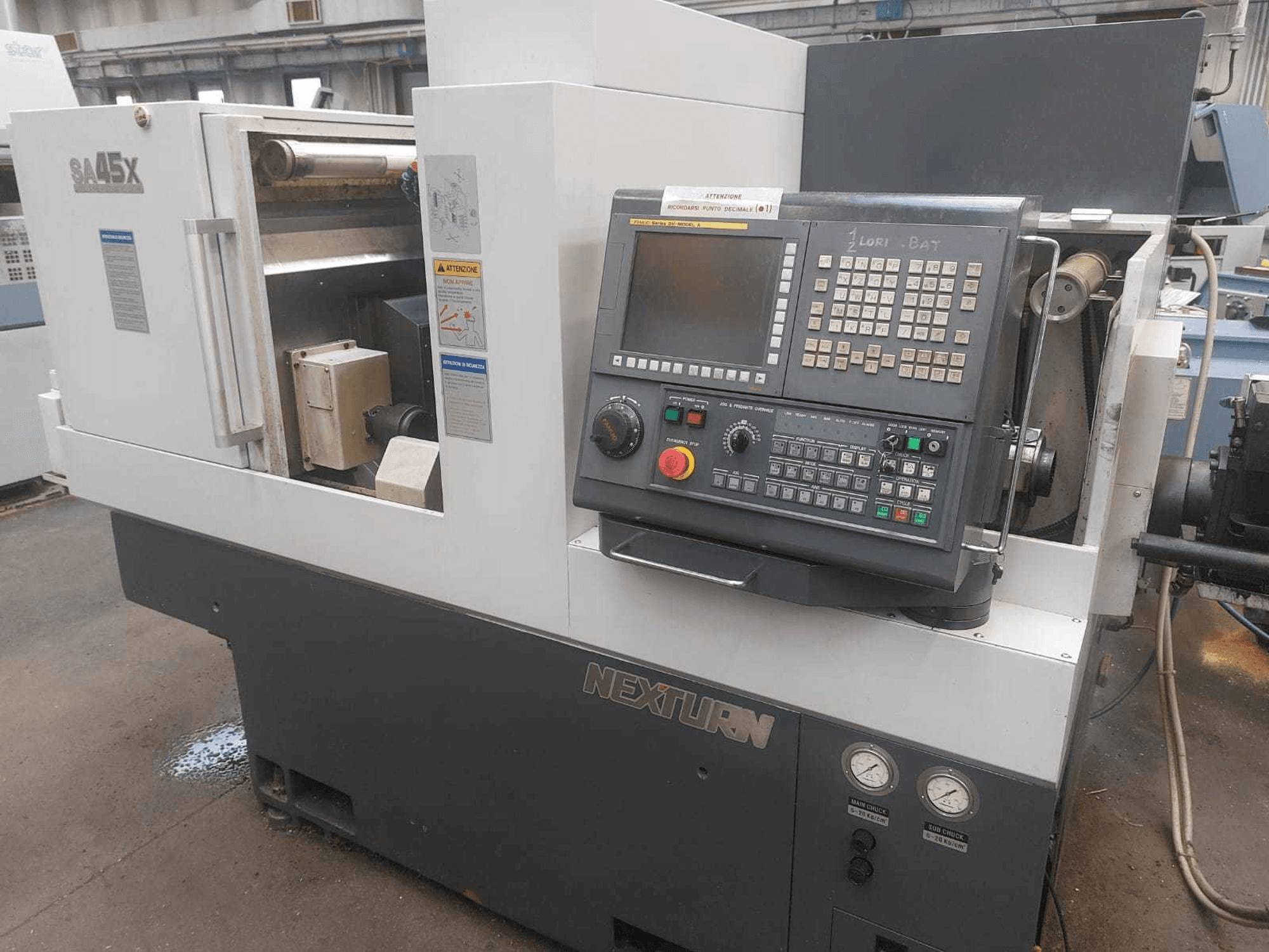 Front view of Nexturn SA 45X machine