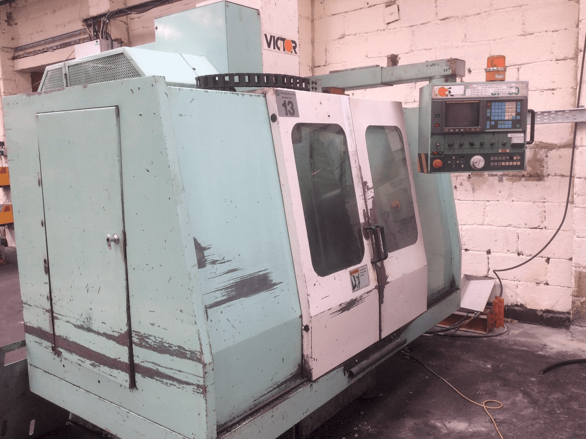 Front view of Victor V Center-80 machine