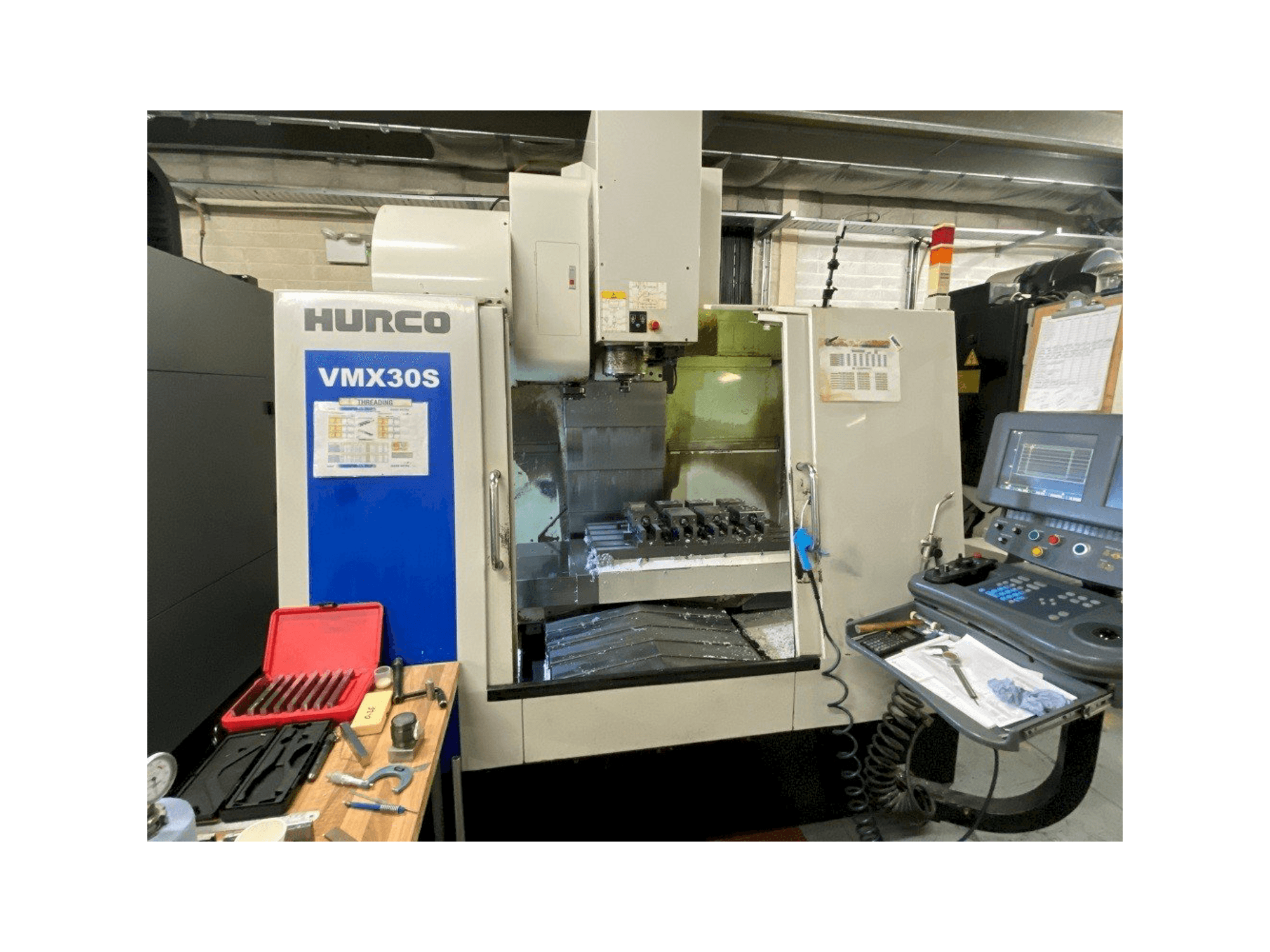 Front view of Hurco VMX30S machine