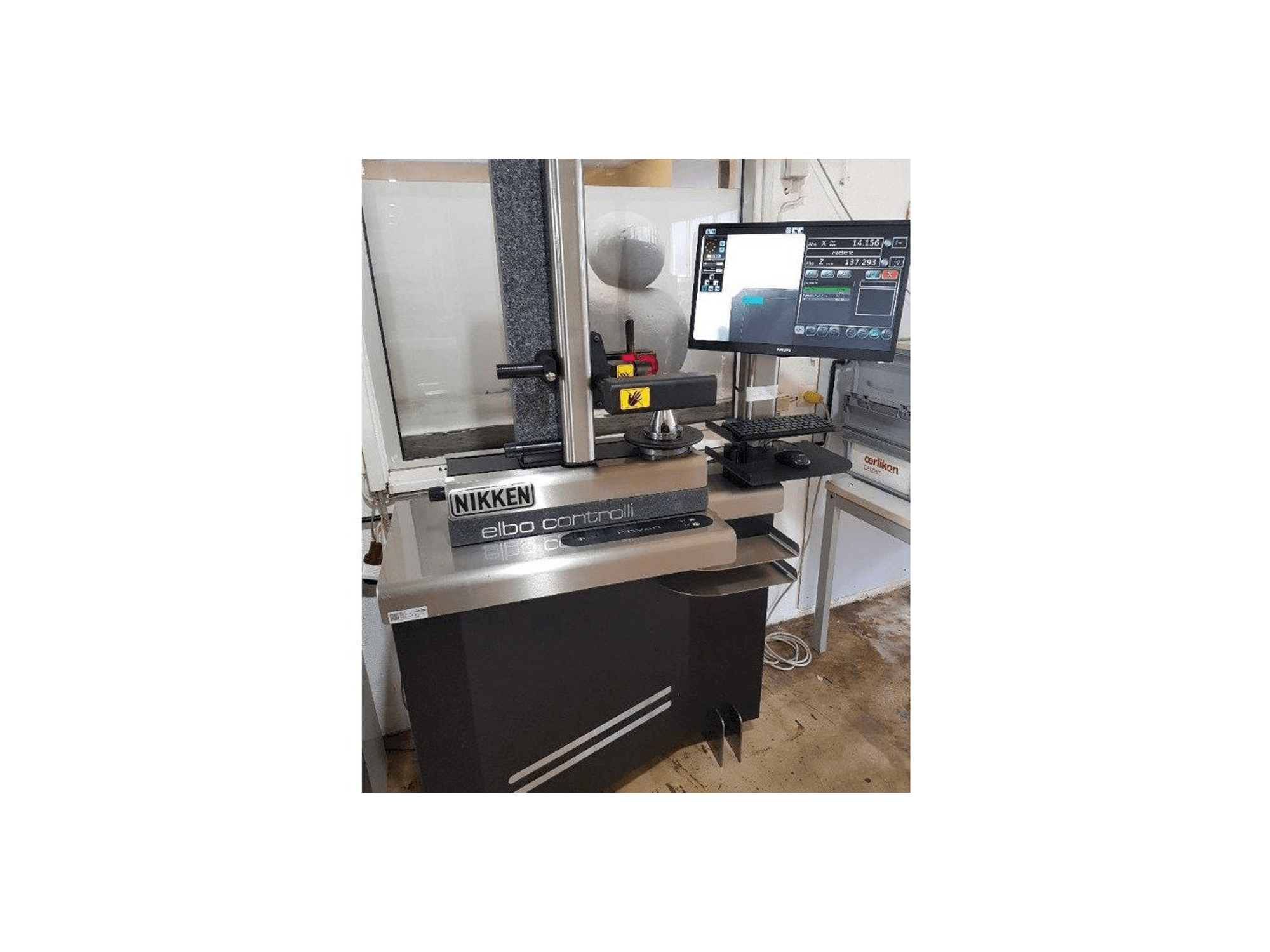 Front view of NIKKEN elbo controlli kyan-TW machine