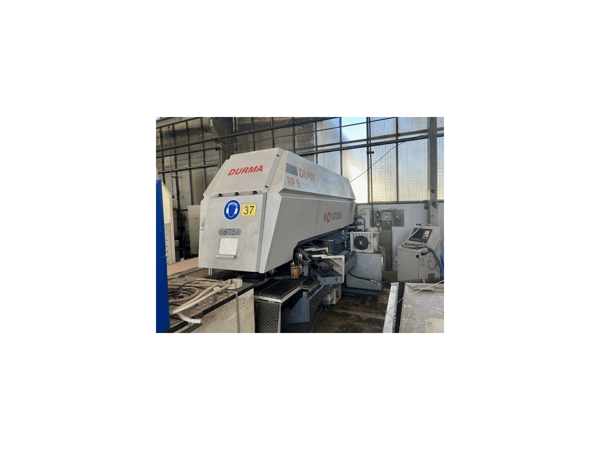 Front view of Durma RP9 1250x20 machine