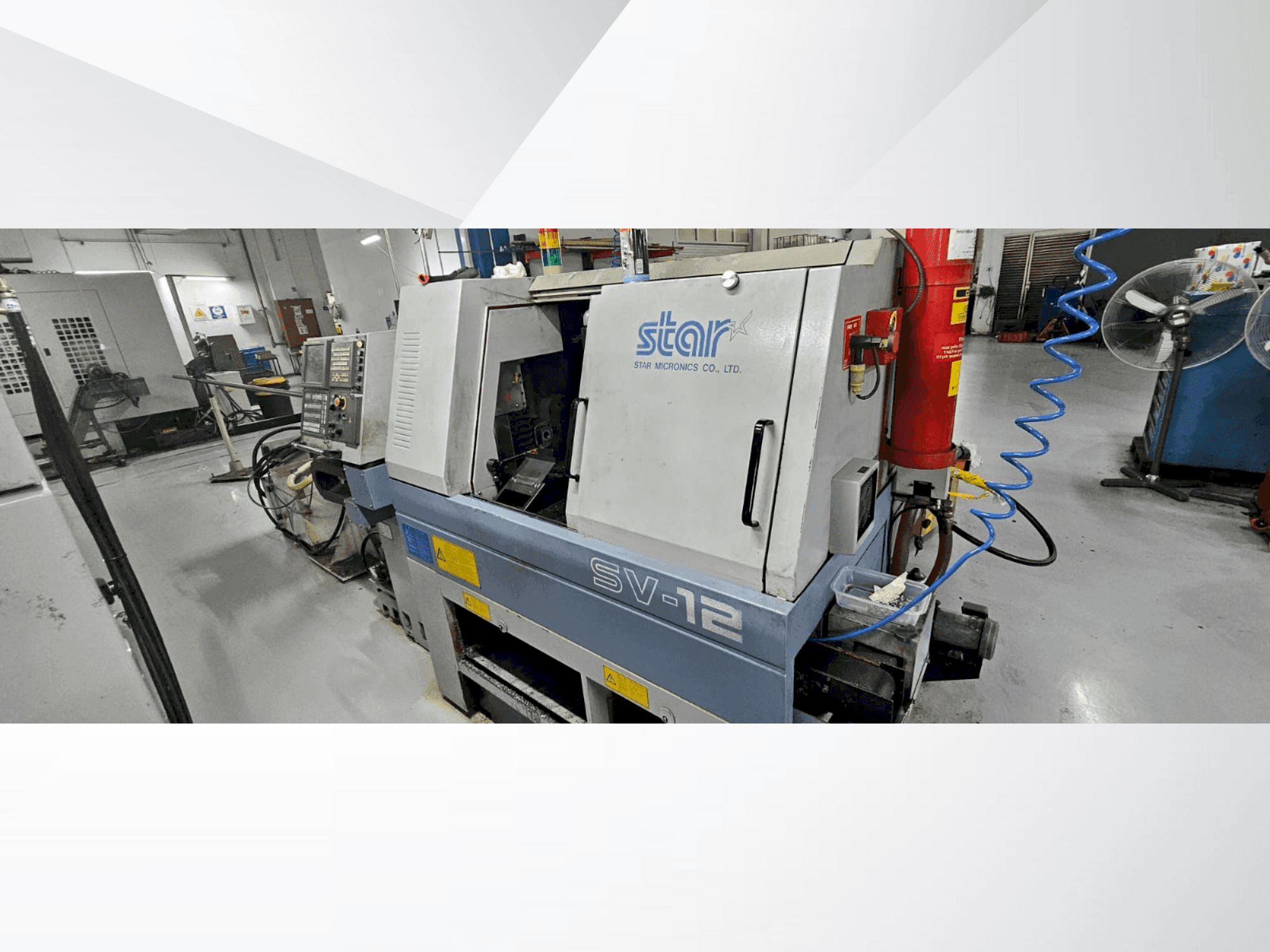 Front view of Star SV-12 machine