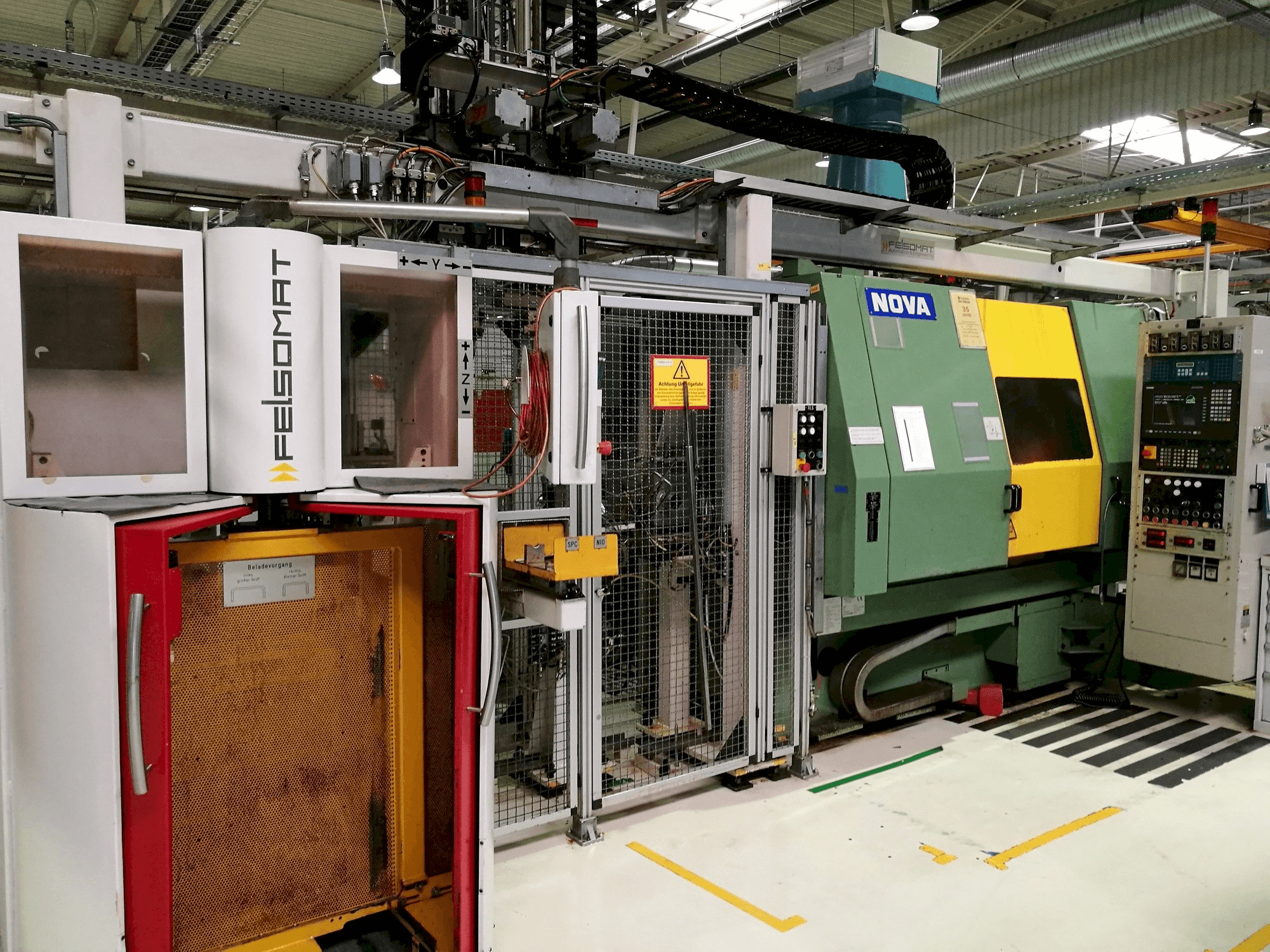 Front view of NOVA M12-T4N machine